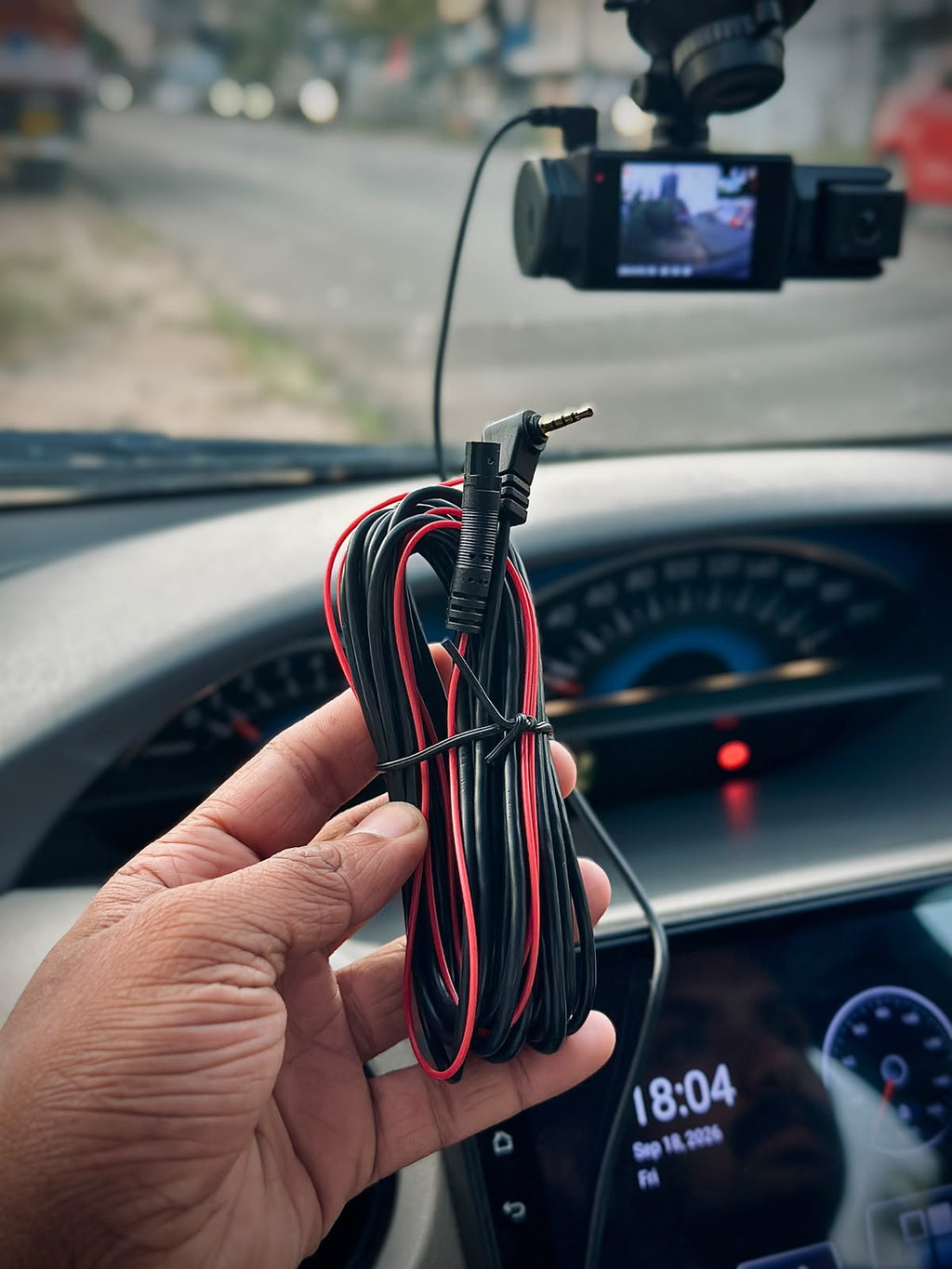Full HD 1080P Car Dash Camera with 3 cameras