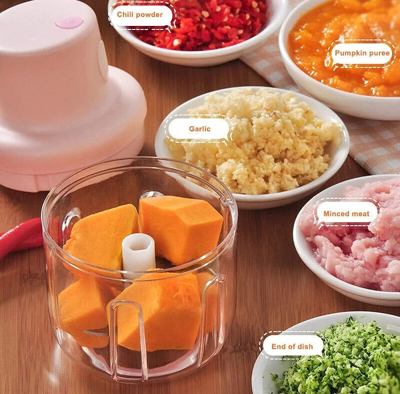 2374 Electric Mini Garlic Chopper (250ml)